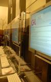 Internet cafeteria in Rome for Italian language students