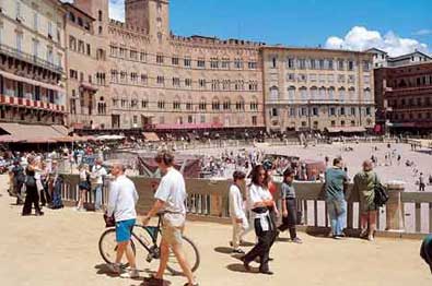 Learn Italian in Siena: view of Siena