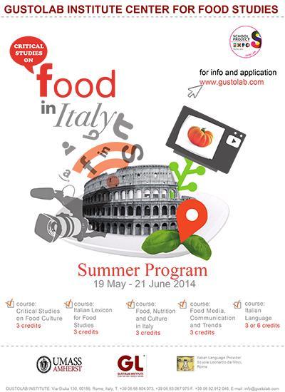 Critical Studies on Food in Italy in Rome