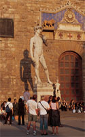 Olasz tanulás Firenzében: Dávid szobor