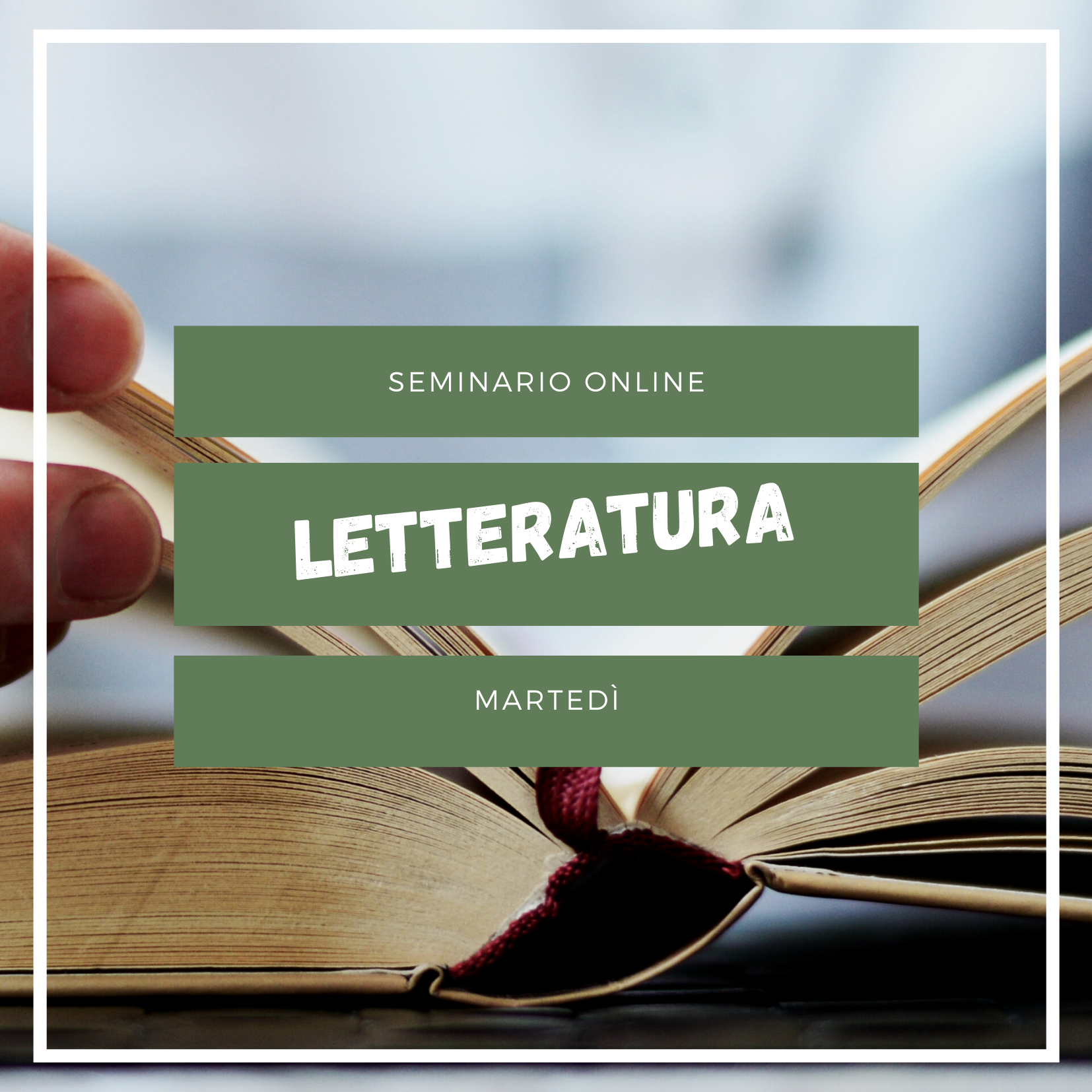 Seminario online sulla letteratura italiana