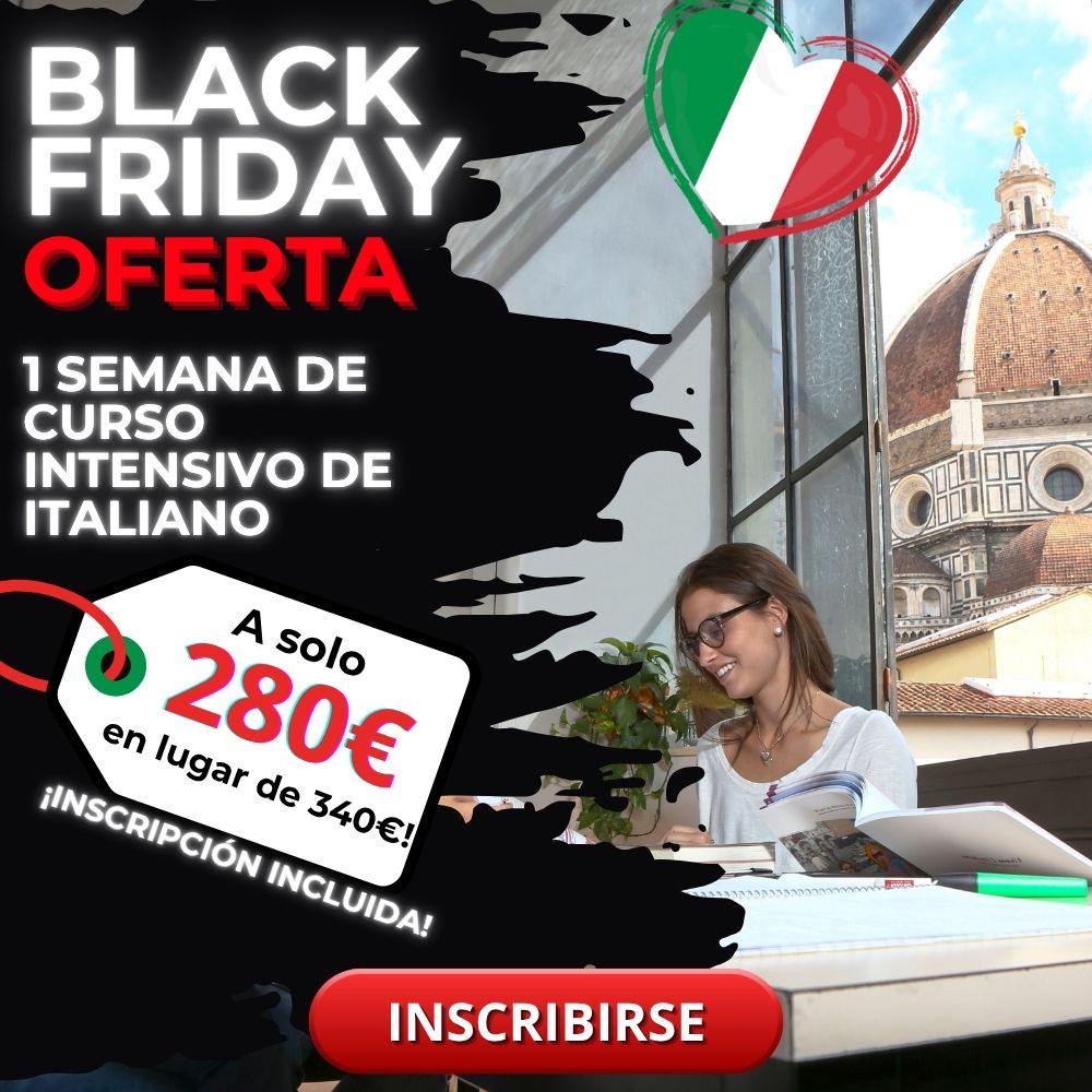 Oferta de Black Friday para Estudiar Italiano en Italia