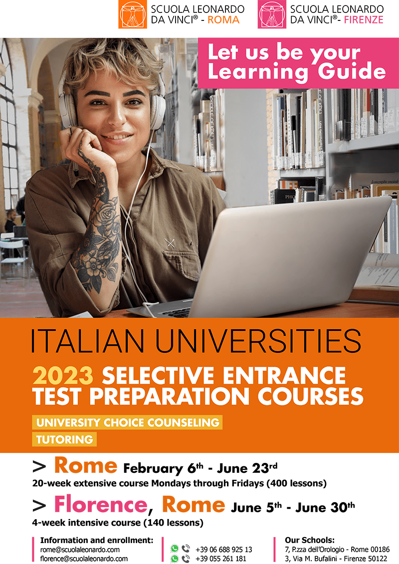 IMAT preparation course in Italy - Rome