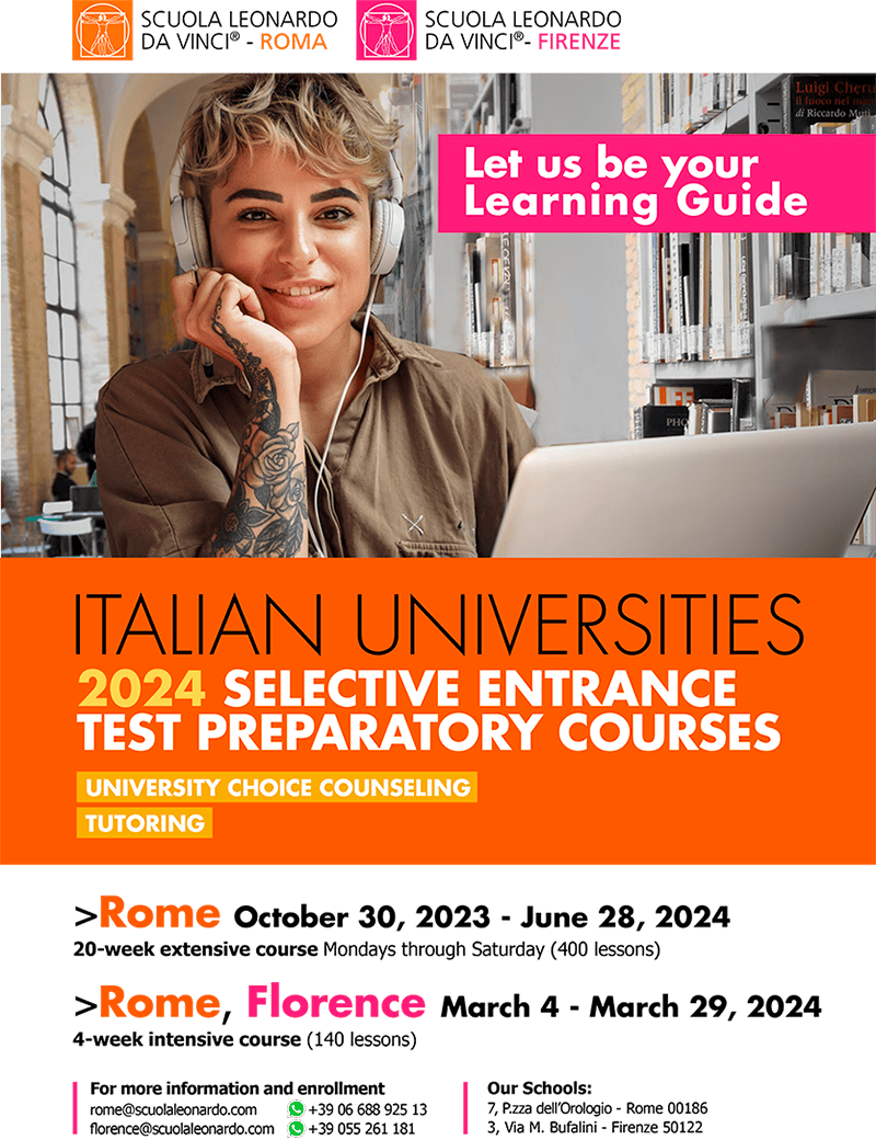 University preparation courses in Florence