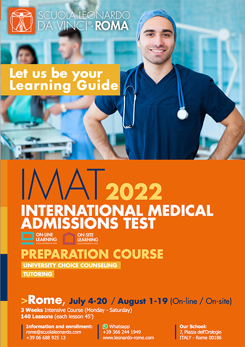 Скачайте брошюру с описанием подготовительного курса IMAT в Риме