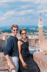 City tour and learn Italian in Siena