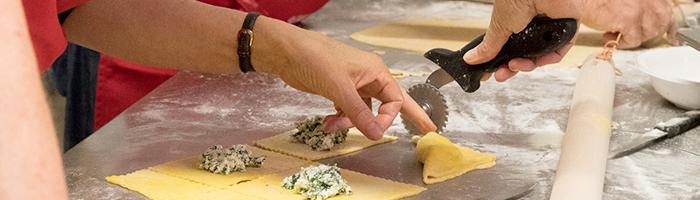 Italian cooking course in Italy