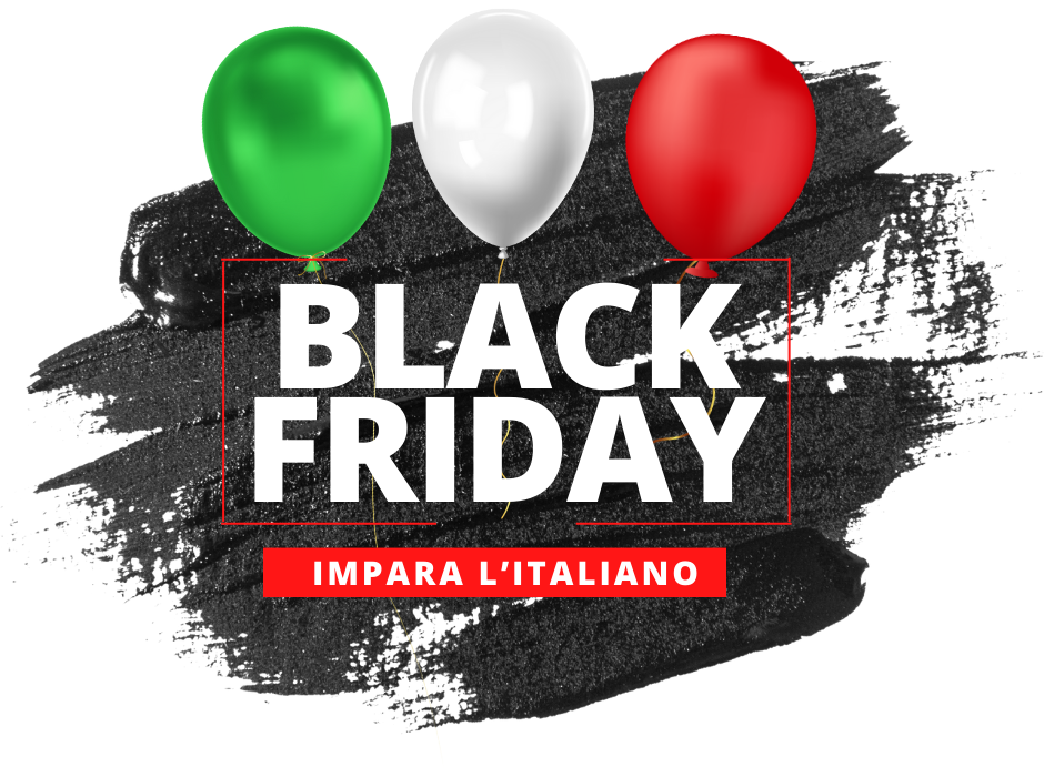 Offerta Black friday per studiare italiano in Italia