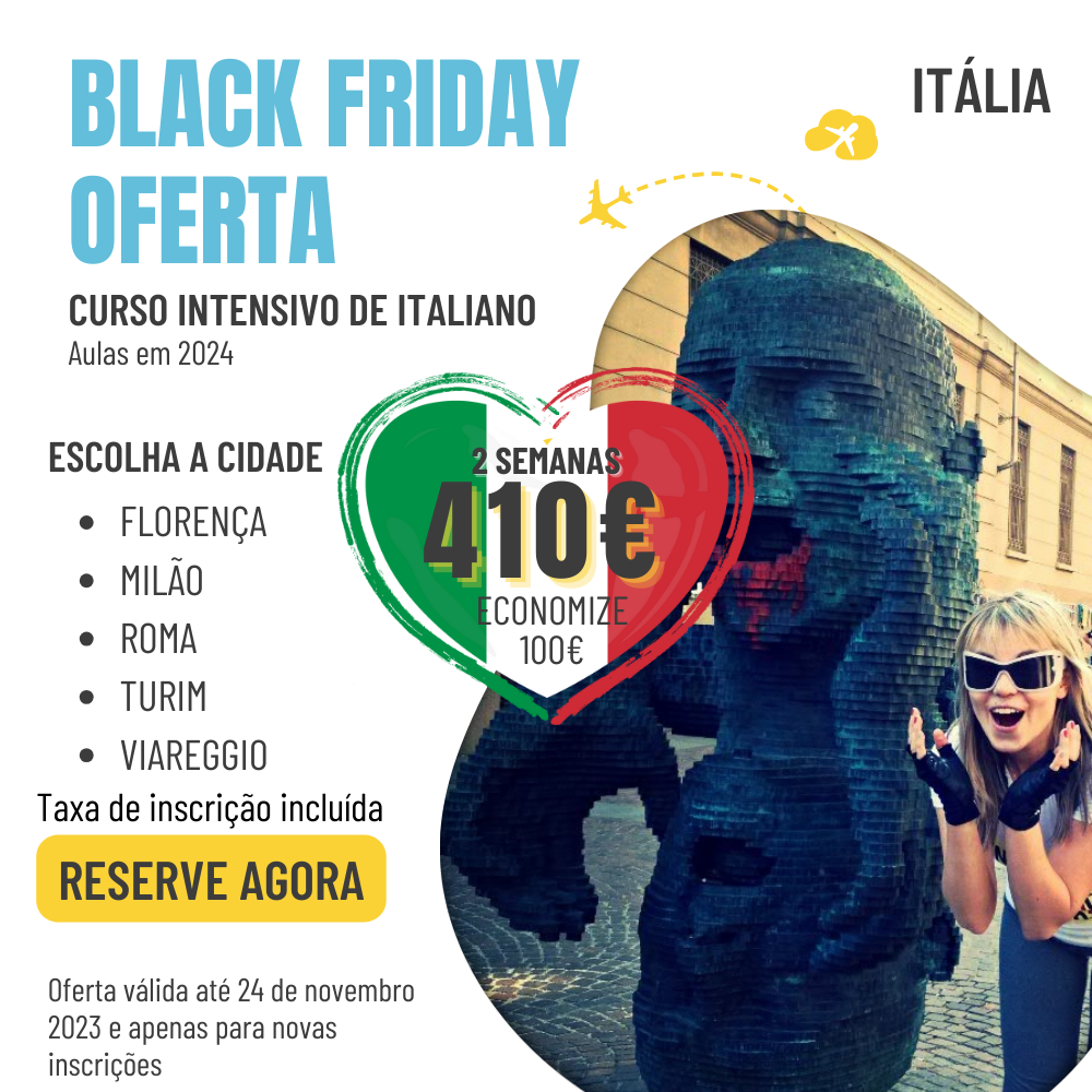 Oferta black friday para aprender Italiano